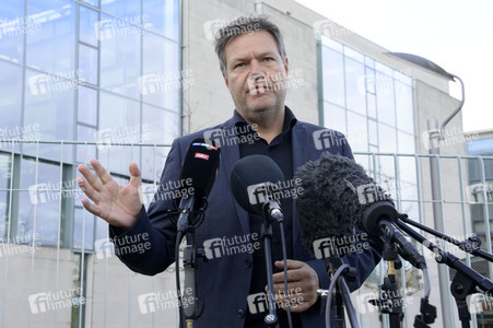 Pressestatement von Robert Habeck in Berlin