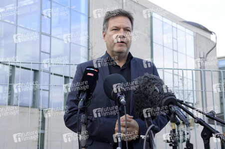 Pressestatement von Robert Habeck in Berlin