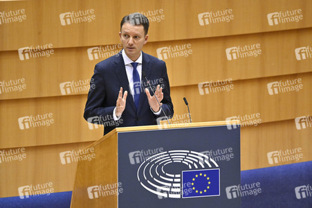 Plenarsitzung zu den Ergebnissen des EU-Gipfels im Europäischen Parlament in Brüssel