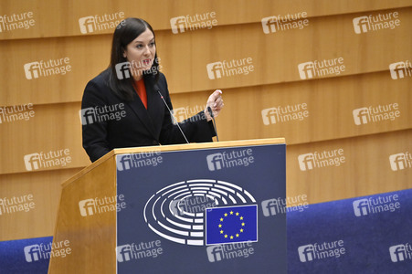 Plenarsitzung zu den Ergebnissen des EU-Gipfels im Europäischen Parlament in Brüssel