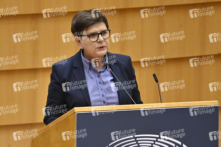 Plenarsitzung zu den Ergebnissen des EU-Gipfels im Europäischen Parlament in Brüssel