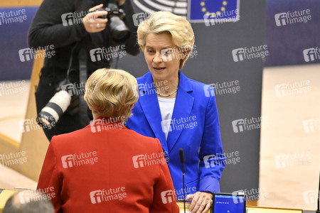 Plenarsitzung zu den Ergebnissen des EU-Gipfels im Europäischen Parlament in Brüssel