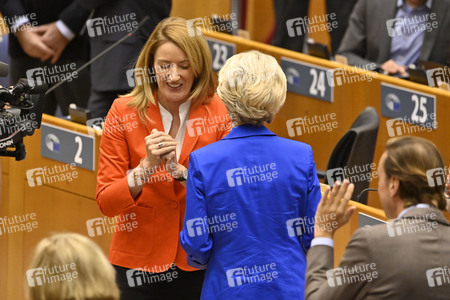 Plenarsitzung zu den Ergebnissen des EU-Gipfels im Europäischen Parlament in Brüssel