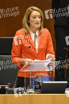 Plenarsitzung zu den Ergebnissen des EU-Gipfels im Europäischen Parlament in Brüssel