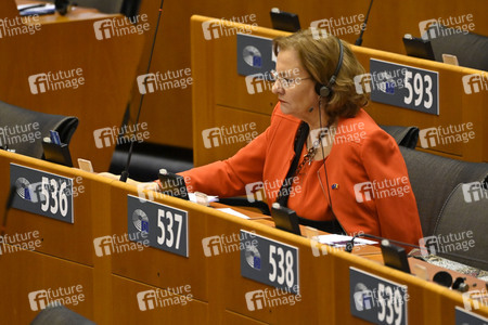 Plenarsitzung zu den Ergebnissen des EU-Gipfels im Europäischen Parlament in Brüssel