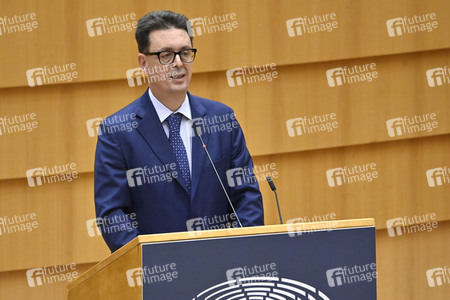 Plenarsitzung zu den Ergebnissen des EU-Gipfels im Europäischen Parlament in Brüssel