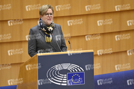 Plenarsitzung zu den Ergebnissen des EU-Gipfels im Europäischen Parlament in Brüssel