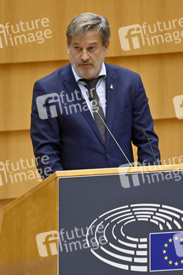 Plenarsitzung zu den Ergebnissen des EU-Gipfels im Europäischen Parlament in Brüssel