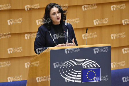 Plenartagung zu Rassismus in der EU im EU-Parlament in Brüssel