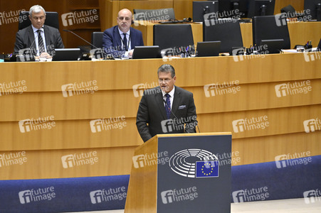 Plenarsitzung zu den Ergebnissen des EU-Gipfels im Europäischen Parlament in Brüssel
