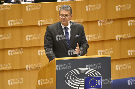 Plenarsitzung zu den Ergebnissen des EU-Gipfels im Europäischen Parlament in Brüssel