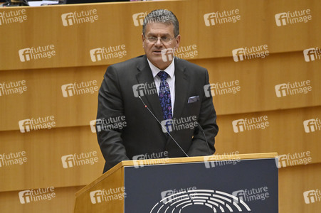 Plenarsitzung zu den Ergebnissen des EU-Gipfels im Europäischen Parlament in Brüssel