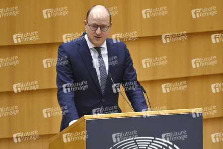 Plenartagung zu den Protesten im Iran im EU-Parlament in Brüssel
