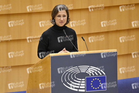 Plenartagung zu den Protesten im Iran im EU-Parlament in Brüssel