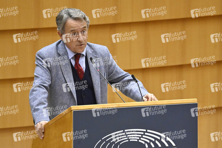Plenartagung zu den Protesten im Iran im EU-Parlament in Brüssel