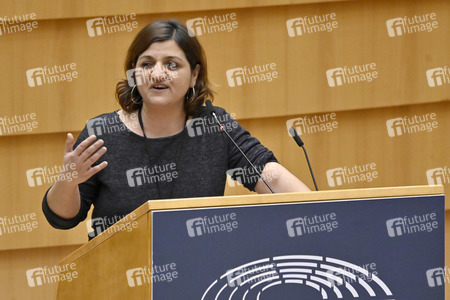 Plenartagung zu den Protesten im Iran im EU-Parlament in Brüssel