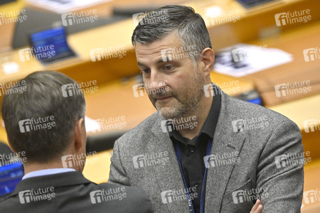 Plenartagung zu den Protesten im Iran im EU-Parlament in Brüssel