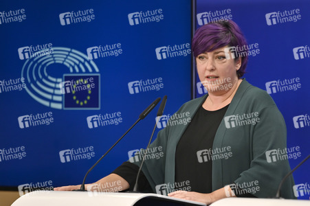 Pressekonferenz zum REPowerEU-Kapitel im EU-Parlament in Brüssel