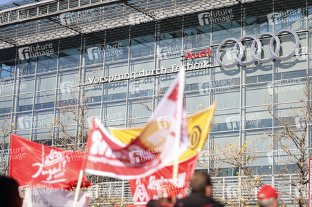 Warnstreik der IG Metall in Ingolstadt
