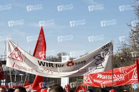 Warnstreik der IG Metall in Ingolstadt