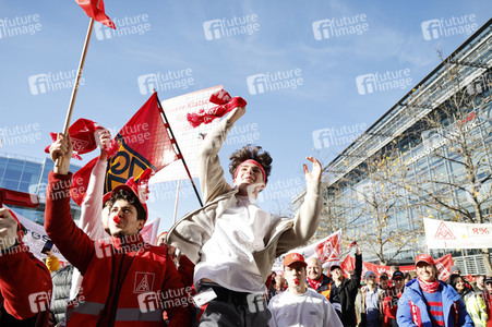 Warnstreik der IG Metall in Ingolstadt