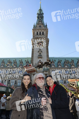 Eröffnung Weihnachtsmarkt auf dem Rathausplatz in Hamburg