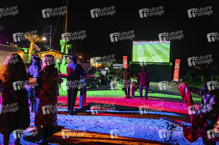 Public Viewing der FIFA Weltmeisterschaft 2022 in Magdeburg