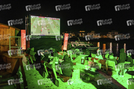 Public Viewing der FIFA Weltmeisterschaft 2022 in Magdeburg