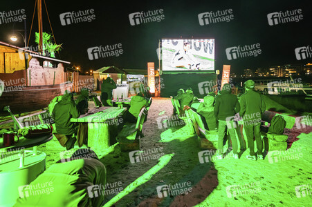 Public Viewing der FIFA Weltmeisterschaft 2022 in Magdeburg