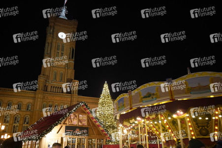 Weihnachtsmarkt am Roten Rathaus 2022 in Berlin