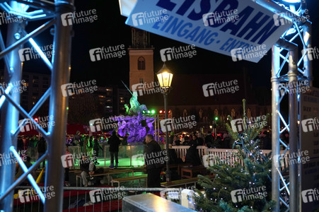 Weihnachtsmarkt am Roten Rathaus 2022 in Berlin