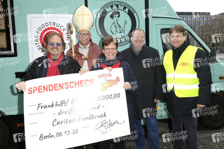 Pressetermin mit Frank Zander zur Aktion 'Weihnachten mit Frank on Tour' in Berlin