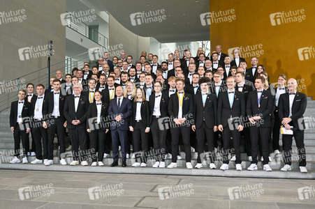 Empfang der Deutschen Berufe-Nationalmannschaft im Bundeskanzleramt in Berlin