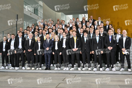 Empfang der Deutschen Berufe-Nationalmannschaft im Bundeskanzleramt in Berlin