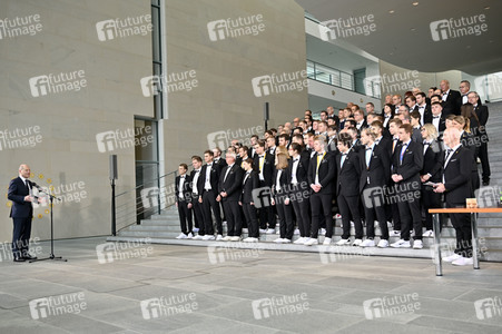Empfang der Deutschen Berufe-Nationalmannschaft im Bundeskanzleramt in Berlin