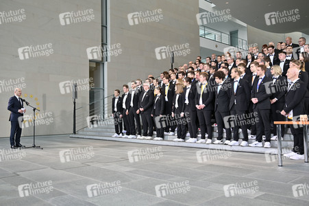Empfang der Deutschen Berufe-Nationalmannschaft im Bundeskanzleramt in Berlin