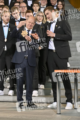 Empfang der Deutschen Berufe-Nationalmannschaft im Bundeskanzleramt in Berlin