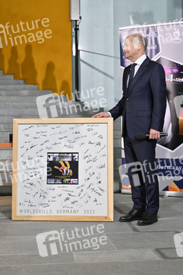 Empfang der Deutschen Berufe-Nationalmannschaft im Bundeskanzleramt in Berlin