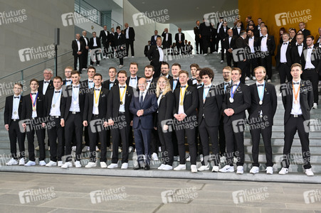 Empfang der Deutschen Berufe-Nationalmannschaft im Bundeskanzleramt in Berlin