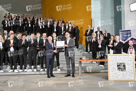Empfang der Deutschen Berufe-Nationalmannschaft im Bundeskanzleramt in Berlin