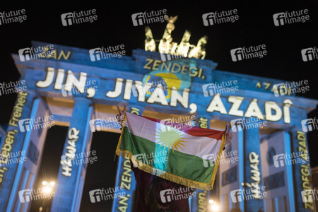 Solidaritätsdemo für die Frauen im Iran in Berlin