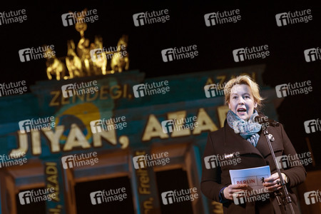 Solidaritätsdemo für die Frauen im Iran in Berlin