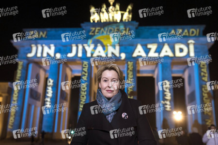 Solidaritätsdemo für die Frauen im Iran in Berlin