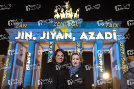 Solidaritätsdemo für die Frauen im Iran in Berlin