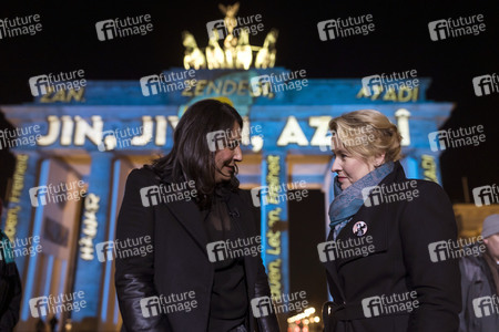 Solidaritätsdemo für die Frauen im Iran in Berlin