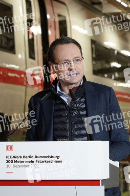 Eröffnung der erweiterten Halle im ICE-Werk Rummelsburg in Berlin