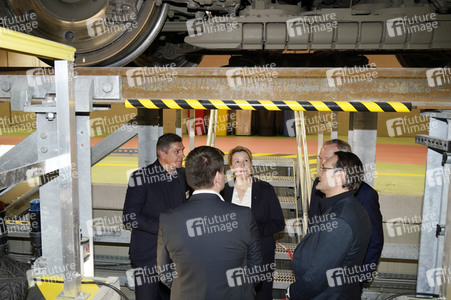 Eröffnung der erweiterten Halle im ICE-Werk Rummelsburg in Berlin