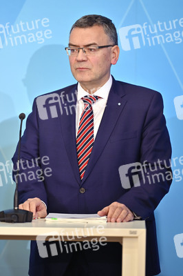 Pressekonferenz zur Sitzung des Ministerrates in Nürnberg