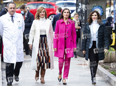 Königin Letzia besucht das Hospital del Niño Jesús in Madrid