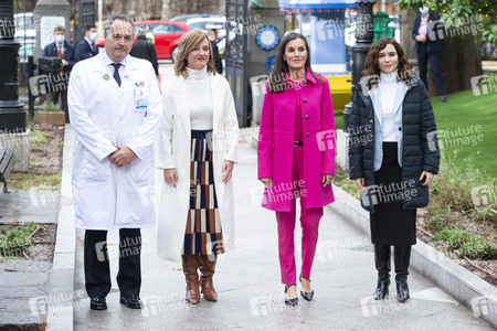 Königin Letzia besucht das Hospital del Niño Jesús in Madrid